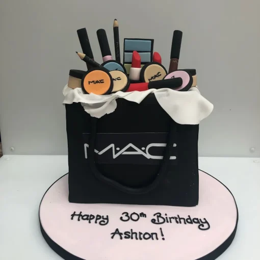 MAC Make Up Birthday Cake - Delivery in Noida, East Delhi, and South East Delhi