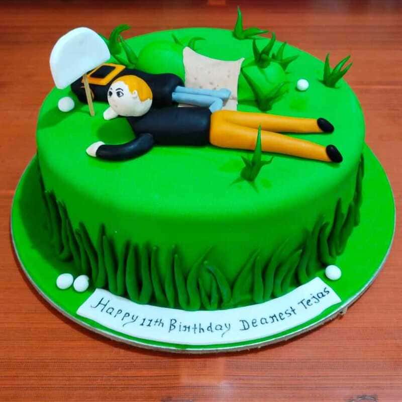 Shout Out To Jessmar For The Idea Thanks I Wanted To Make A Golf Themed Cake  For My Husbands Birthday Its A Vanilla Gluten Free Cak - CakeCentral.com