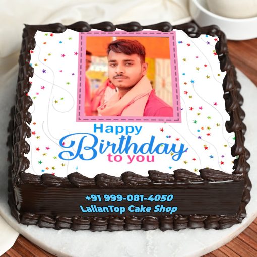 Joyful Memories Birthday Photo Cake